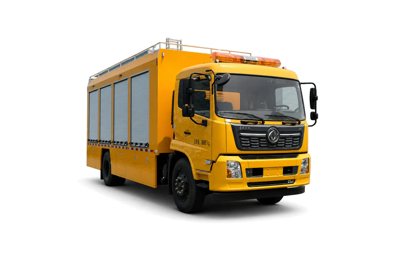 Mobile Drainage Pump Truck front view