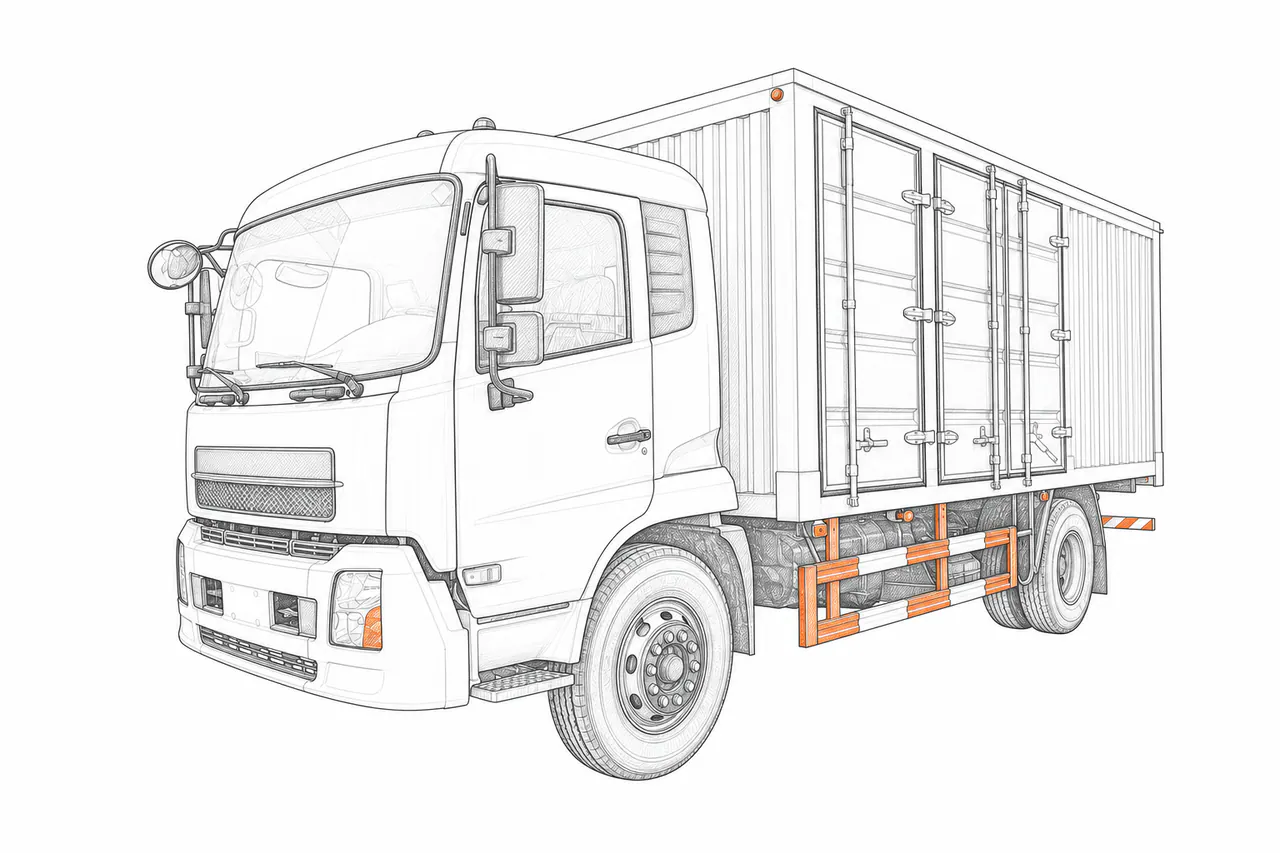 Concepto técnico de configuración para Camión taller móvil