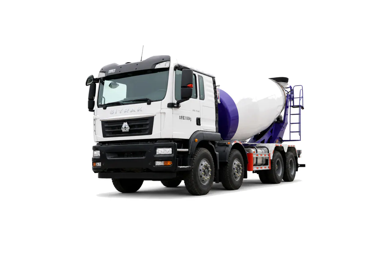 8×4 Автобетоносмеситель вид спереди