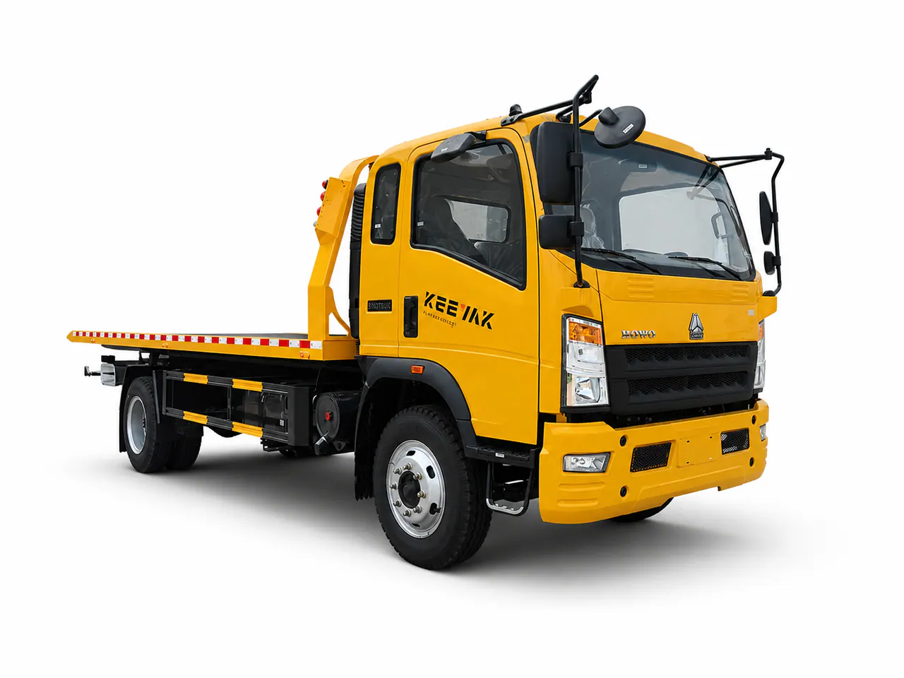 HOWO Not stated in the project records reviewed wrecker truck configuration presented against a plain background