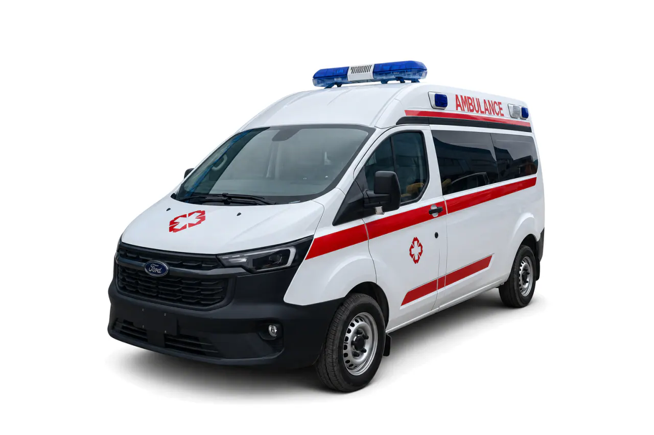 Class B Emergency Monitoring Ambulance front view