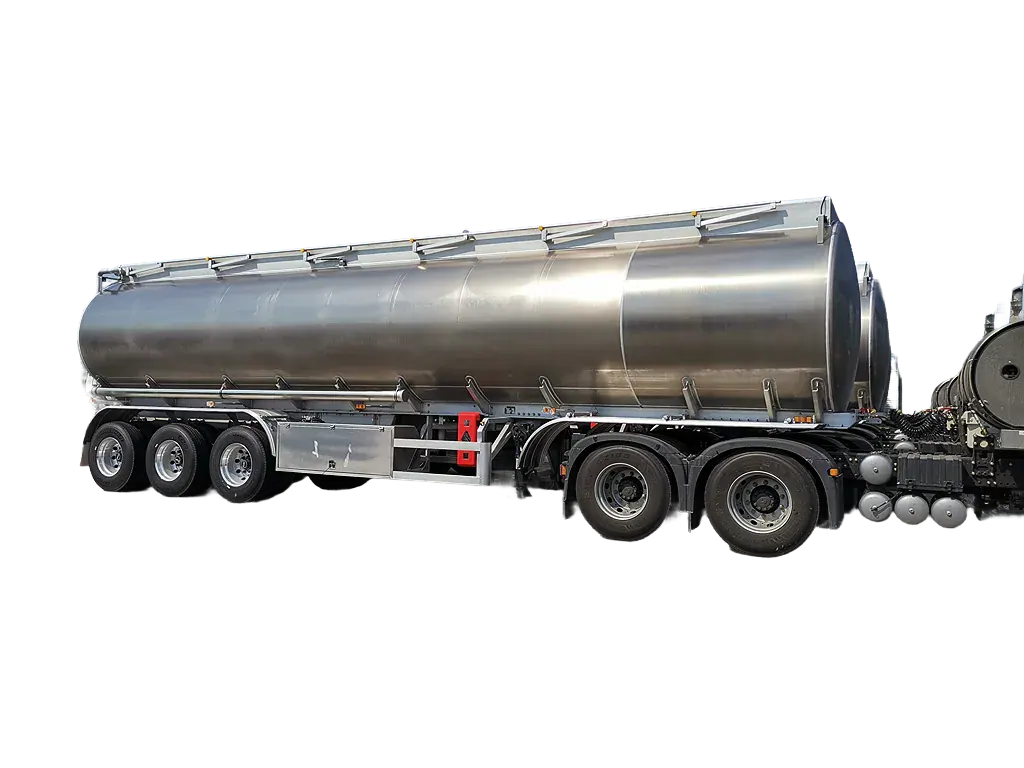 Runzhixing SCS9450GYY fuel tanker semi-trailer configuration presented against a plain background