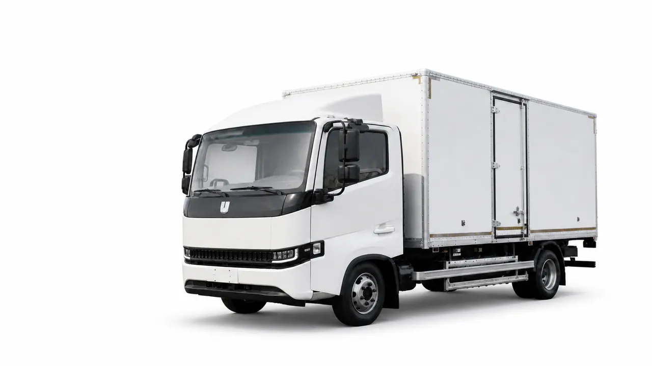 Geely Конфигурация электрического фургона H9E, показанная в редакционном виде транспортного средства