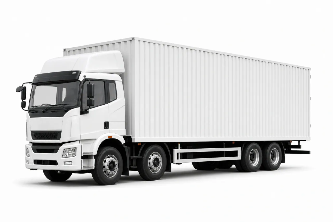 8×4 Van Truck front view