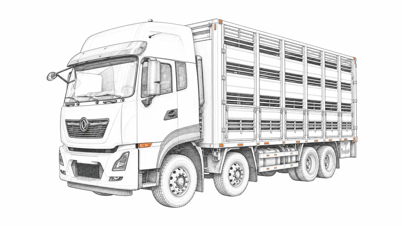 Concepto técnico de configuración para Otros camiones para transporte de ganado y aves