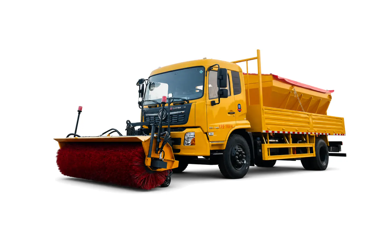 De-Icing Material Spreader Truck front view
