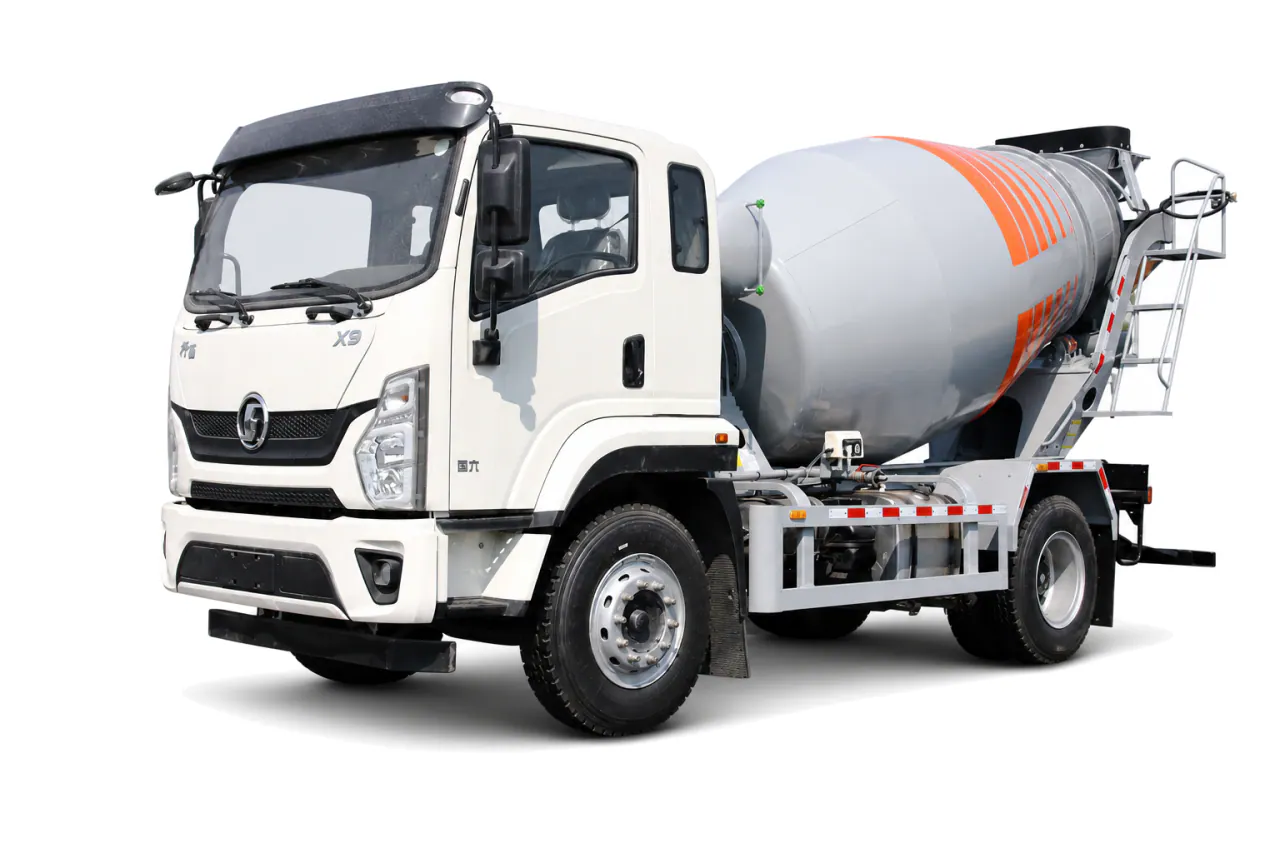 4×2 Concrete Mixer Truck — Front left view
