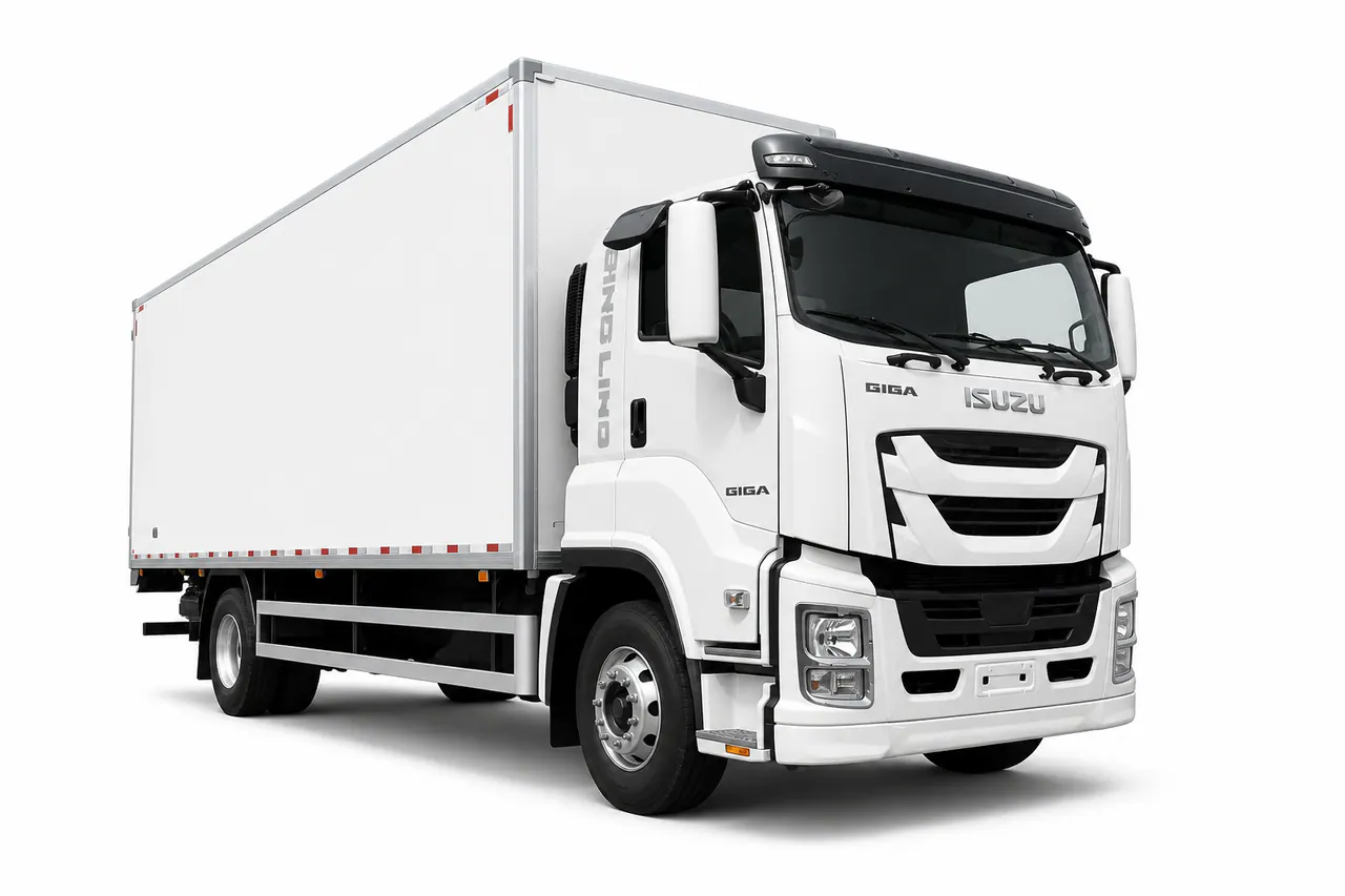 ISUZU SCS5180XLC3 box truck configuration presented against a plain background