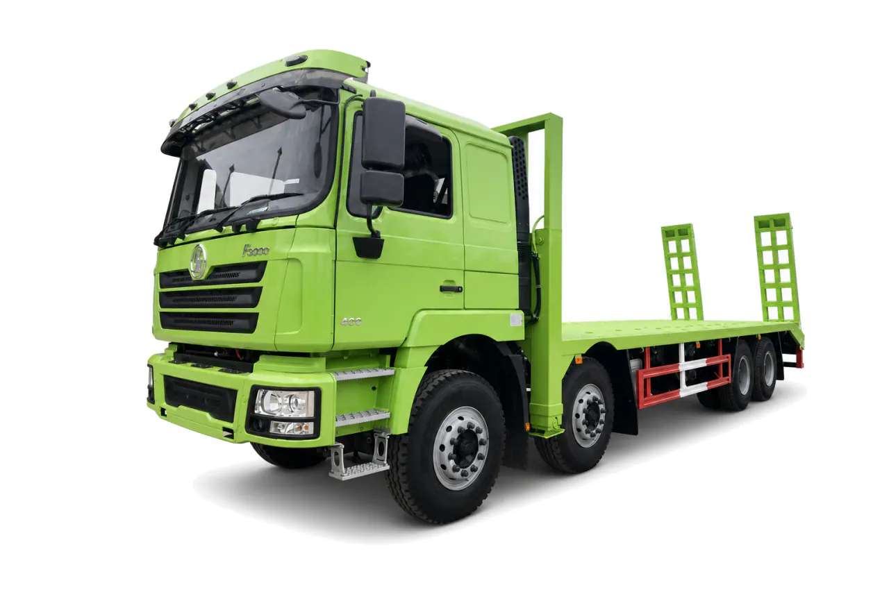 Flatbed Equipment Transporter — Front left view