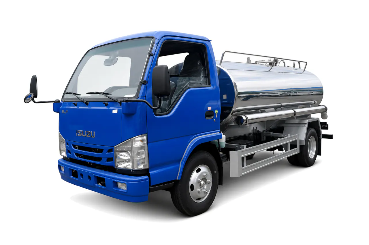 Stainless-Steel Water Tanker Truck