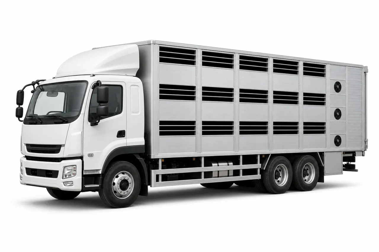 Other Livestock & Poultry Transport Trucks front view