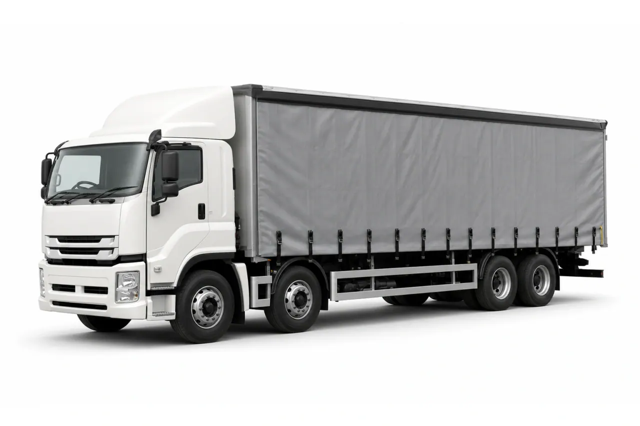 8×4 Curtainsider Truck