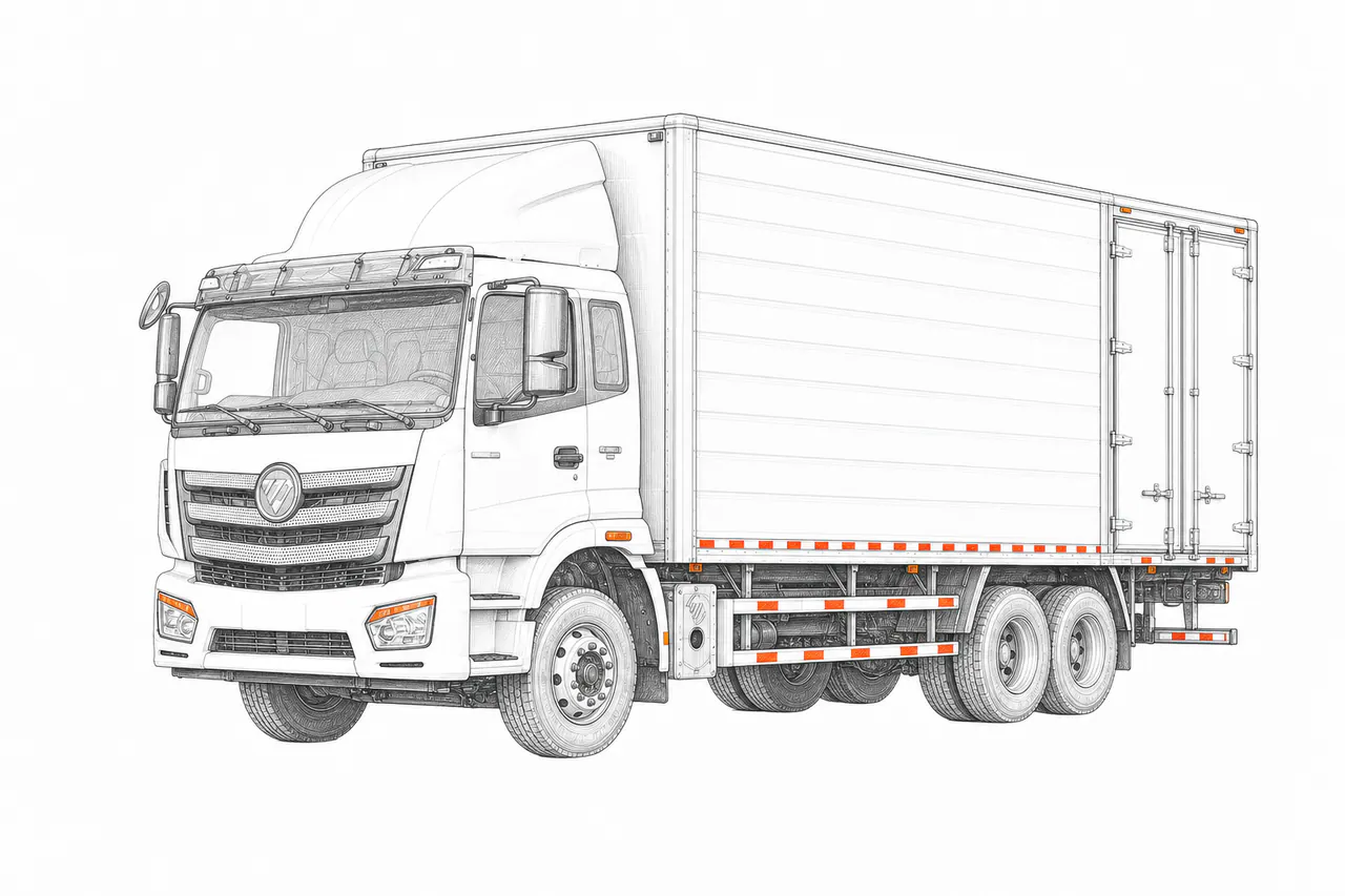 Concepto técnico de configuración para Camión furgón pesado