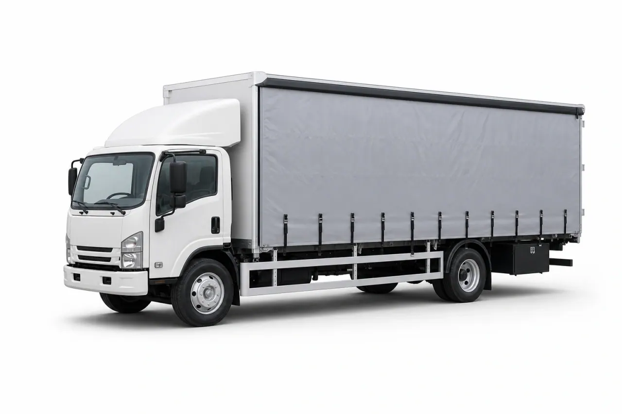 4×2 Curtainsider Truck — Front left view