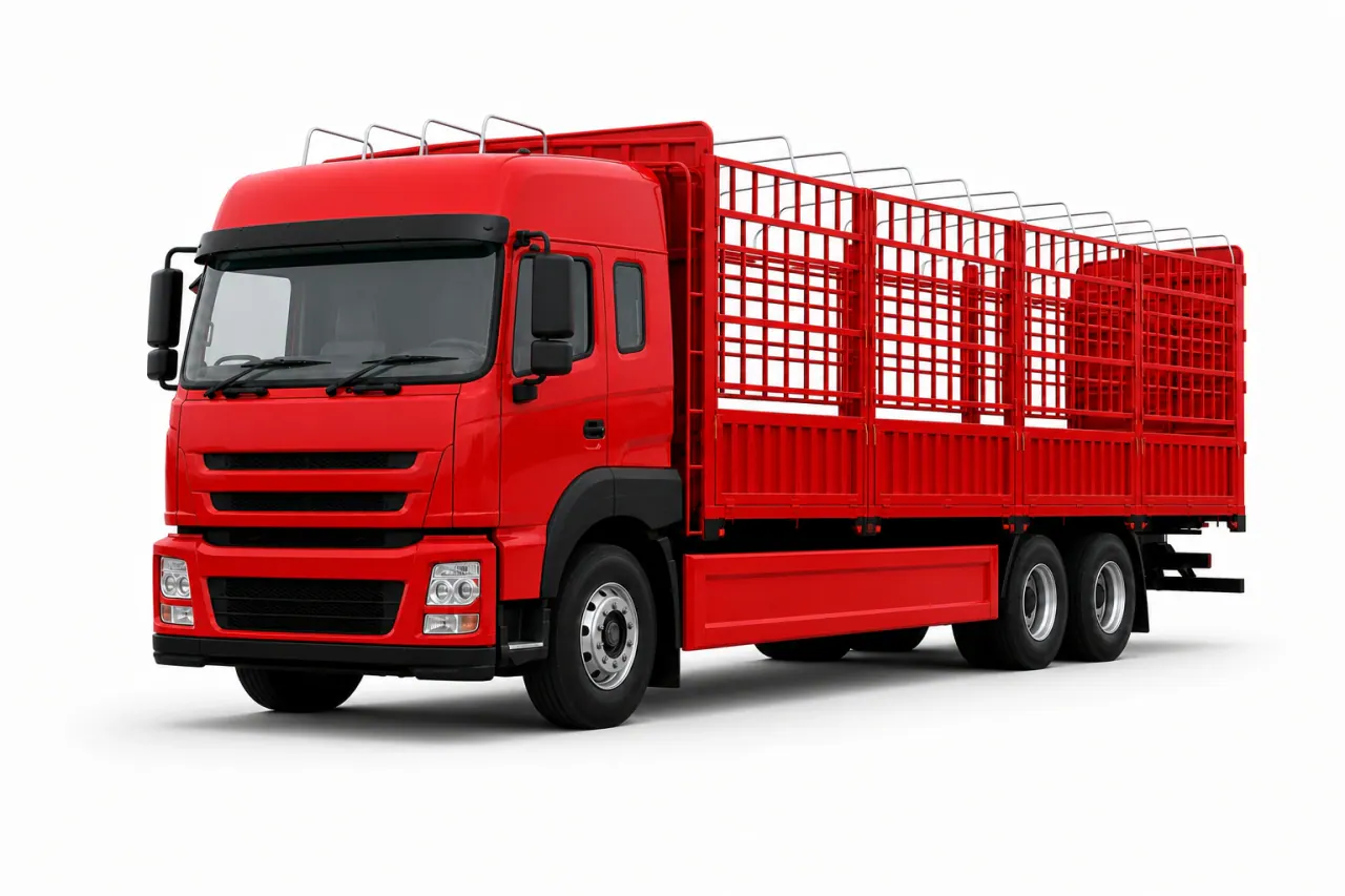 6×4 Stake Truck front view