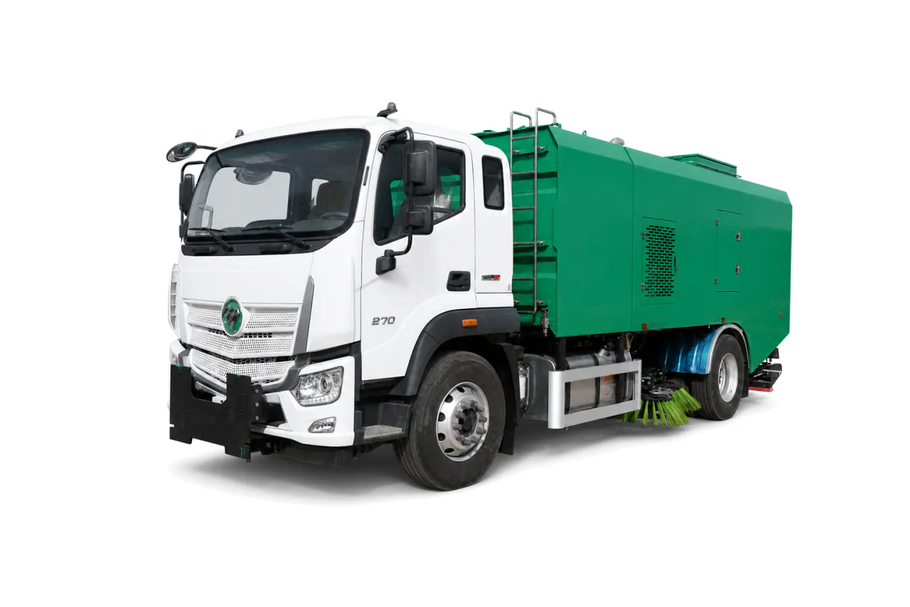 Road Sweeper Truck front view