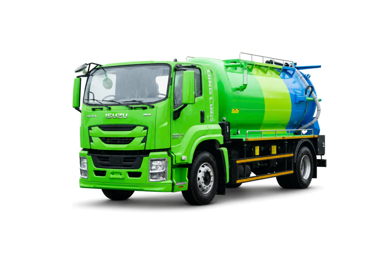 Sewer Jetting and Vacuum Truck front view